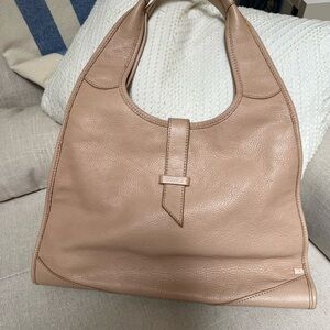 SJP by Sarah Jessica Parker Blush Leather Shoulder Bag
